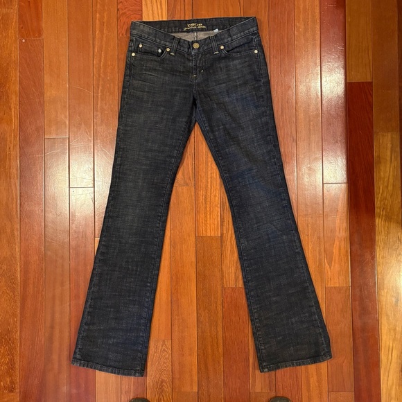 Bebe Premium Denim Jeans Carmen Bootcut Nouveau 27” Waist EUC Bling Pockets Wman - Picture 2 of 7